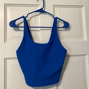 PowerSoft Longline Sports Bra in Bluefield